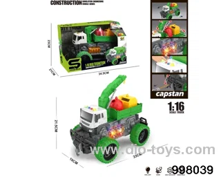 1:16 friction truck with light/music