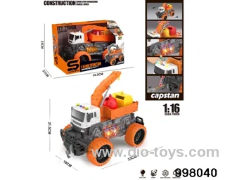 1:16 friction truck with light/music