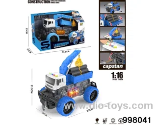 1:16 friction truck with light/music