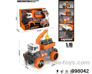 1:16 friction truck with light/music