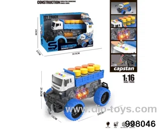 1:16 friction truck with light/music