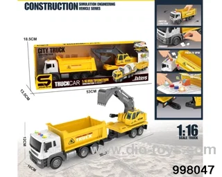 1:16 friction truck with light/music