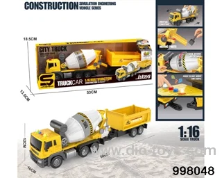 1:16 friction truck with light/music