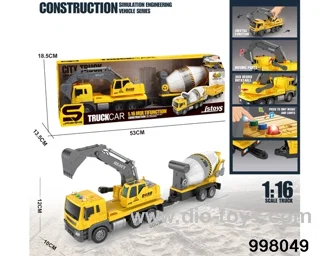 1:16 friction truck with light/music