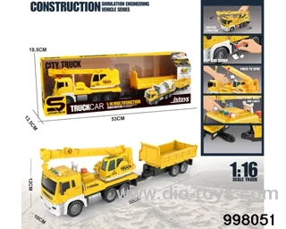 1:16 friction truck with light/music