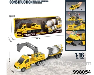 1:16 friction truck with light/music