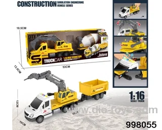 1:16 friction truck with light/music