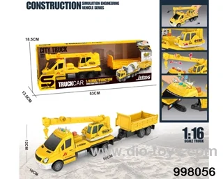 1:16 friction truck with light/music