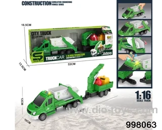 1:16 friction truck with light/music