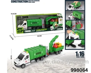 1:16 friction truck with light/music
