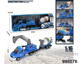 1:16 friction truck with light/music