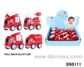 12pcs friction alloy car