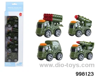 4pcs friction alloy car