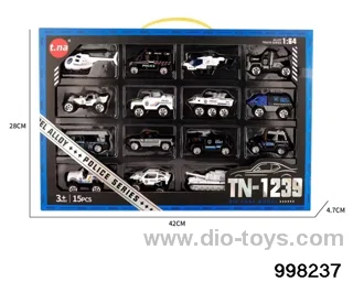 15pcs free wheel alloy car