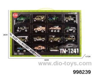 15pcs free wheel alloy car