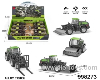 8pcs friction alloy car
