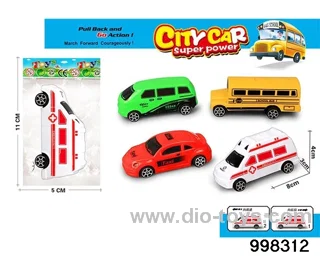 Cartoon city car (new color) in opp bag