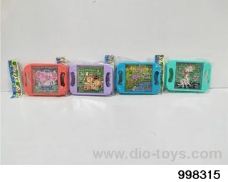 CARTOON MAZE 4-COLOR MIXED/8 PATTERNS RANDOM in opp bag