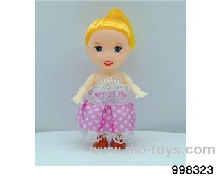 Two inch and a half full-size Kelly dolls in opp bag