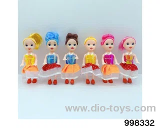 Three inch and a half full-size Kelly dolls in opp bag
