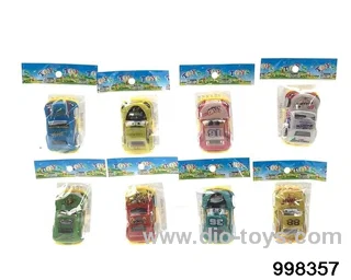 Huili Gravure Cartoon Car in opp bag