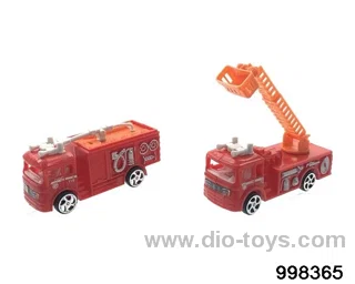 Return fire truck in opp bag