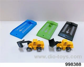 Ejection engineering vehicle in opp bag