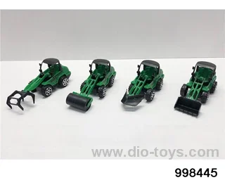 Huili car toy car children's toy Huili engineering car (four mixed) in opp bag
