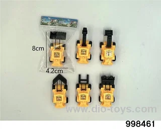 Huili engineering vehicle 6 mixed in opp bag