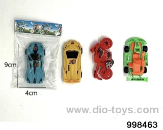 Huili sports car, motorcycle 4 mixed in opp bag