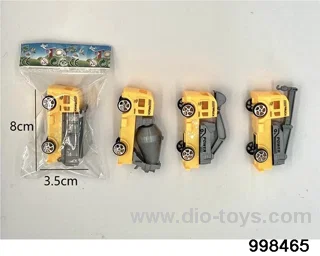 Huili engineering vehicle 4 mixed in opp bag