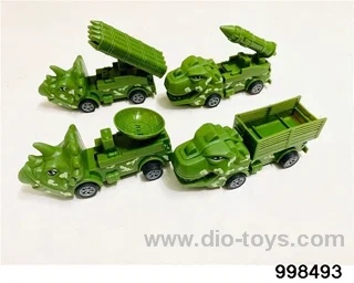 Huili dinosaur racing car in opp bag