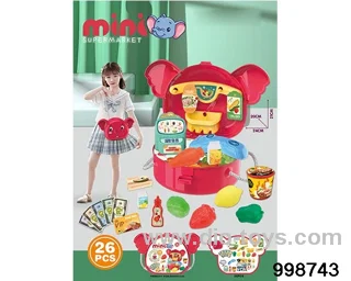 Small Flying Elephant Supermarket Shoulder Bag in paper card