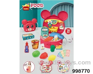 Supermarket shoulder bag in paper card