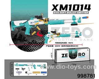 1014 shell throwing manual soft ammunition launcher in color box