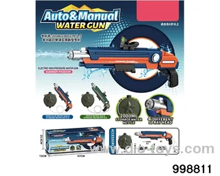Hand-automatic high-pressure water gun in display box