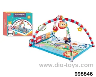 Infant early education puzzle game mat fitness blanket fitness frame in color box