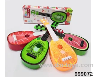 Cartoon fruit four-string guitar in color box