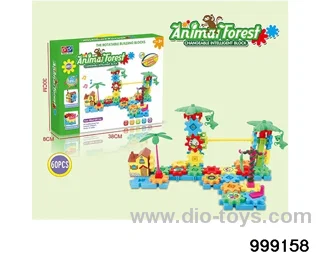 building block in color box