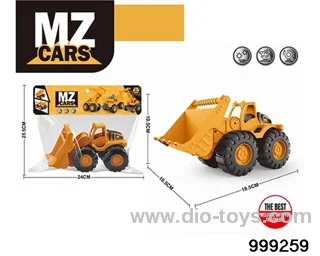 Taxiing engineering vehicle in PP bag with header