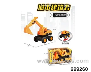 Medium sliding excavator in window box