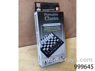 foldable magnetic chess in color box