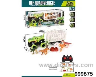 1:44 Dinosaur RC car (without power) in window box