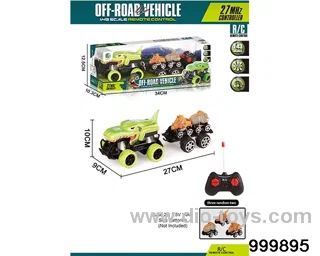 1:44 Dinosaur RC car (without power) in window box