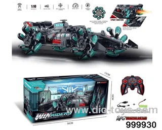 1:10 rc spray stunt car/include battery
