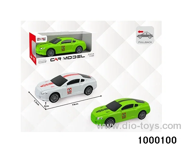 1:24 simulated return alloy car in window box