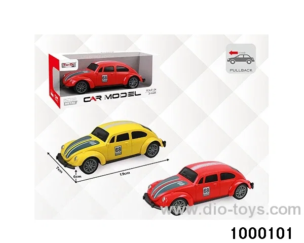 1:24 simulated return alloy car in window box
