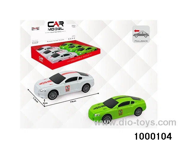 1:24 simulated return alloy car in display box