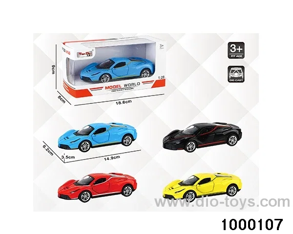 1:28 simulated return alloy car in window box