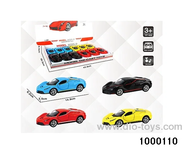 1:28 simulated return alloy car W L/M in display box